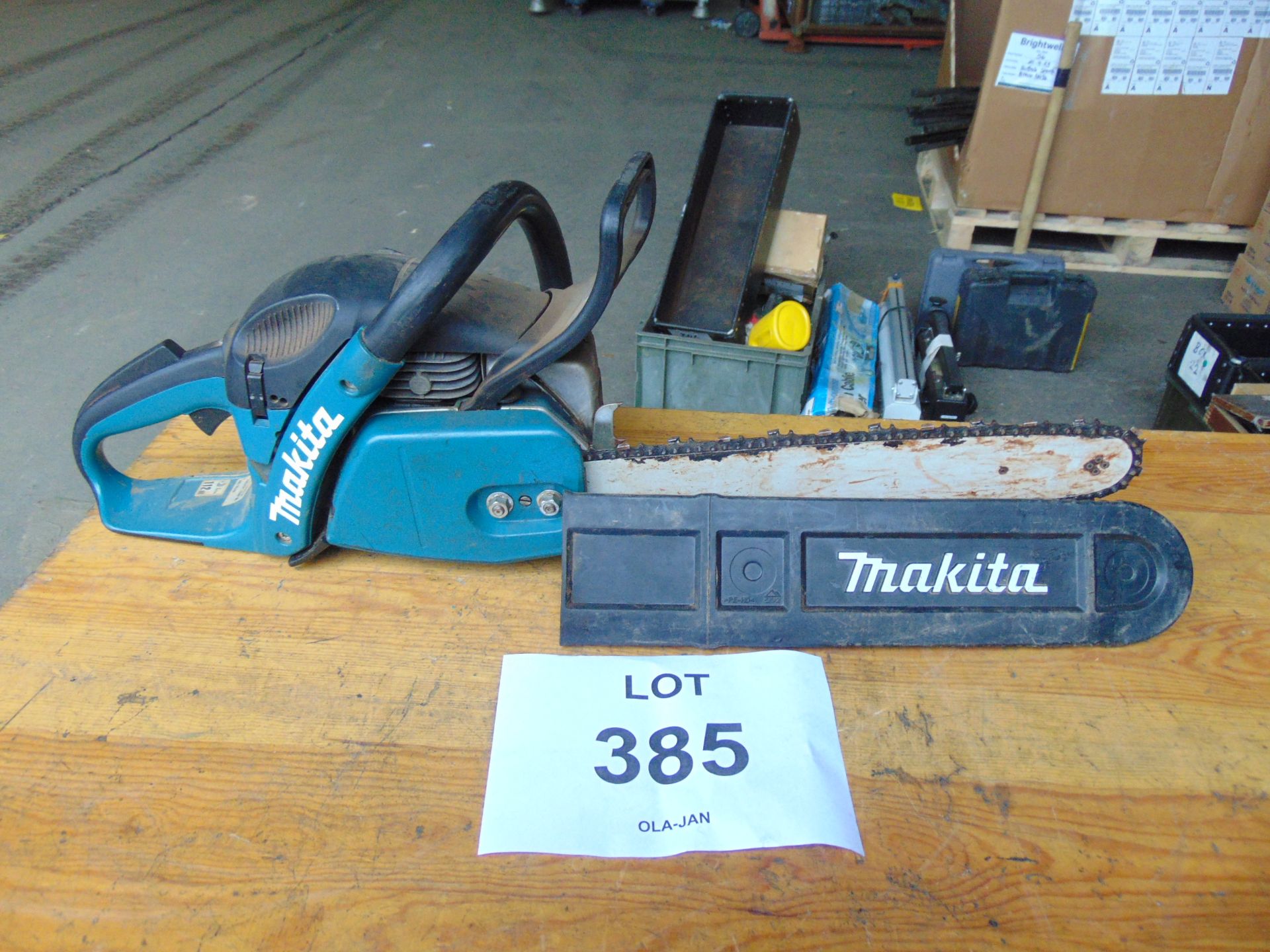 Makita DCS 5030 Chain Saw from UK MoD c/w Chain and Cover - Bild 2 aus 5