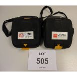 2 x Physio-Control Lifepak CR Plus Defibrillator Units - Fully Automatic