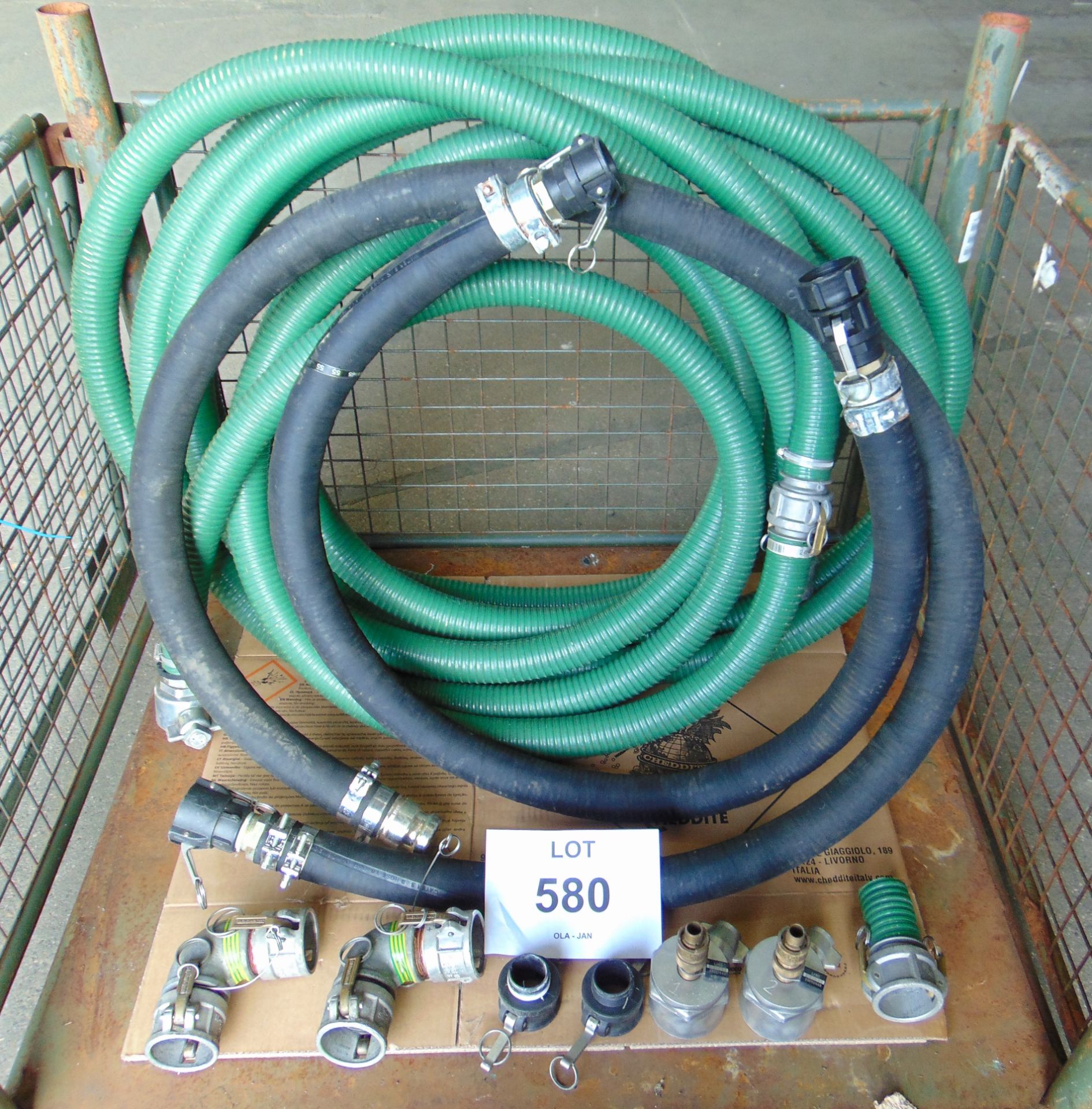 Assorted Suction Pipes & Fittings