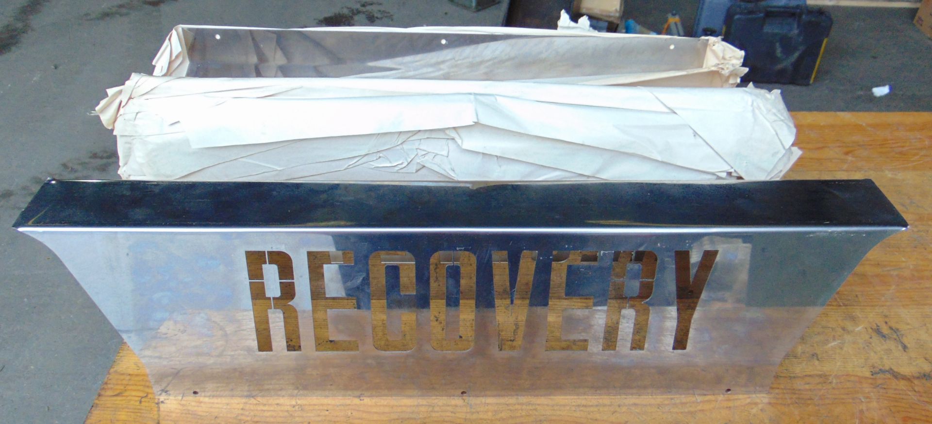 10 x Stainless Steel "RECOVERY" Signs - Image 2 of 6