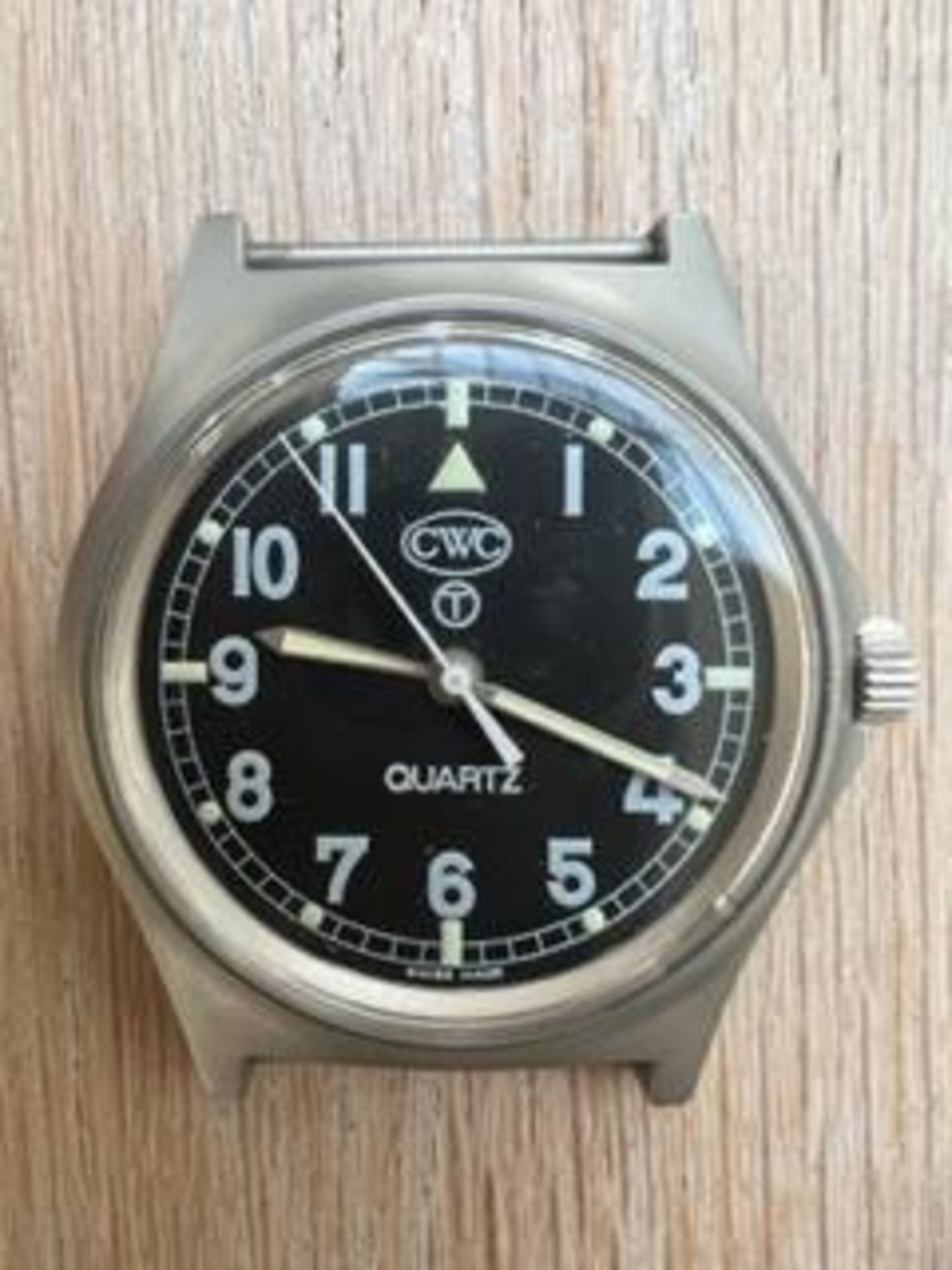 VERY RARE CWC CABOT CO SWITZERLAND 0552 ROYAL NAVY/MARINES ISSUE SERVICE WATCH DATE 1990 GULF WAR - Bild 8 aus 8