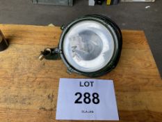 UNISSUED BRITISH ARMY VEHICLE SEARCH LIGHT C/W BRACKET AND LEAD