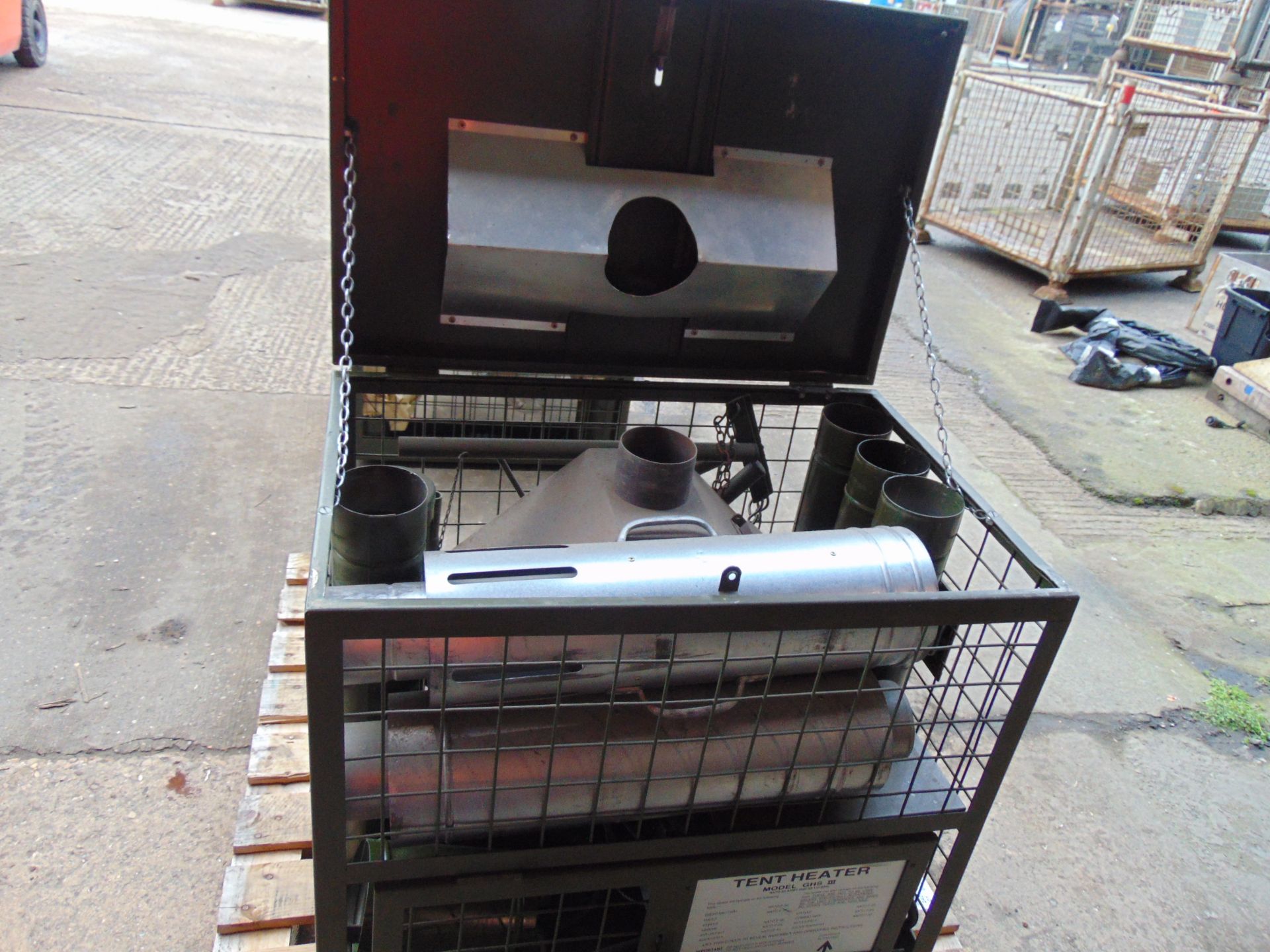 GHS 3 15kw Multifuel (Diesel / Kerosene) Temporary Accommodation Heater c/w Accessories