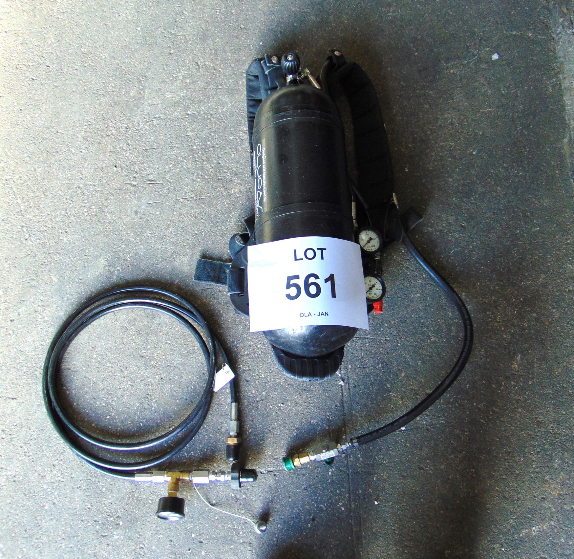 Clucas Industrial Oxygen Tank & Air Line