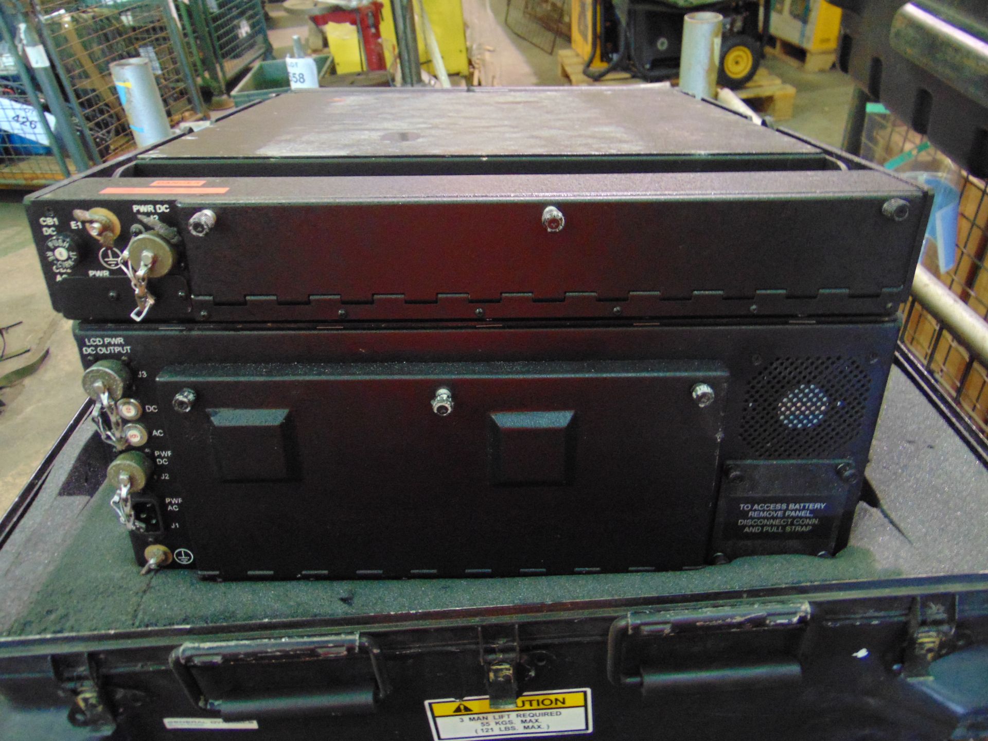 General Dynamic Military Ruggedized Portable Computer w/ Protective Transport Case - Image 10 of 14