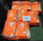 42 x Unissued New Orange Hi-Viz Overalls - In Various Sizes & Quantities