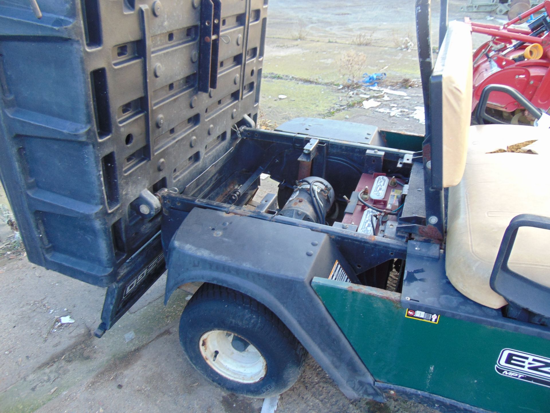 EZGO MPD Turf Master Truck with Tipping Body Batteries and on Board Charger 1700 hrs only - Image 8 of 13