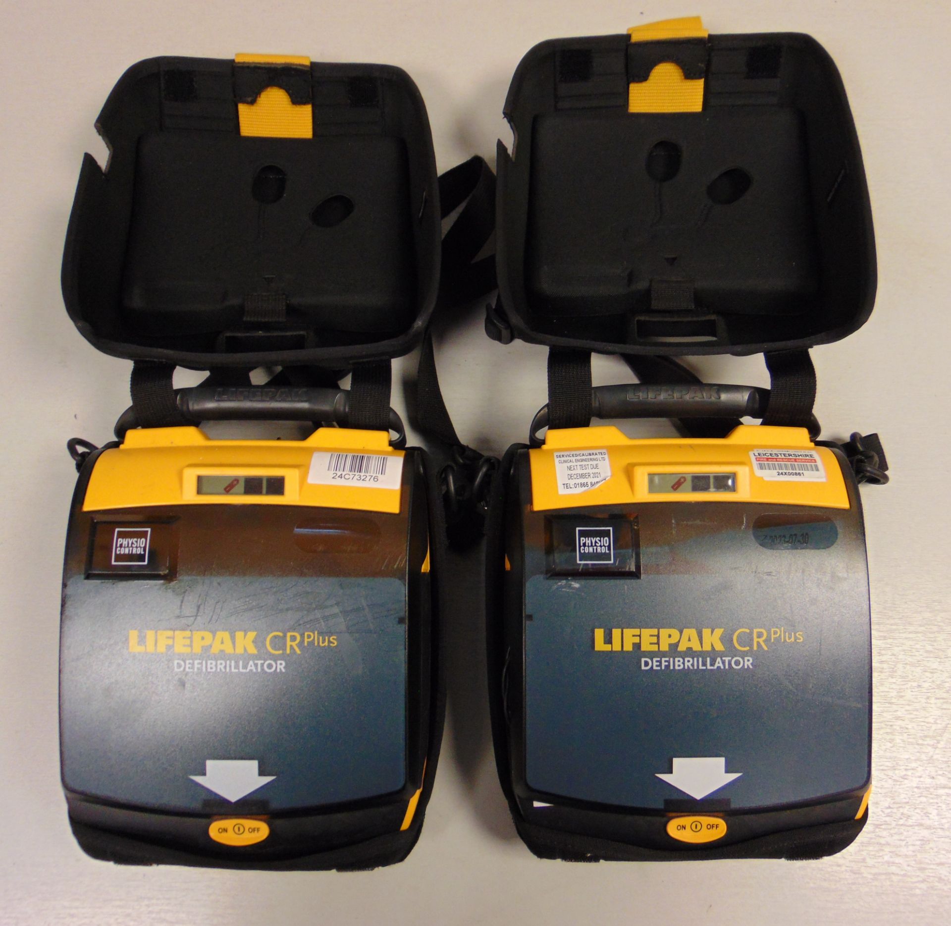 2 x Physio-Control Lifepak CR Plus Defibrillator Units - Fully Automatic - Image 3 of 4