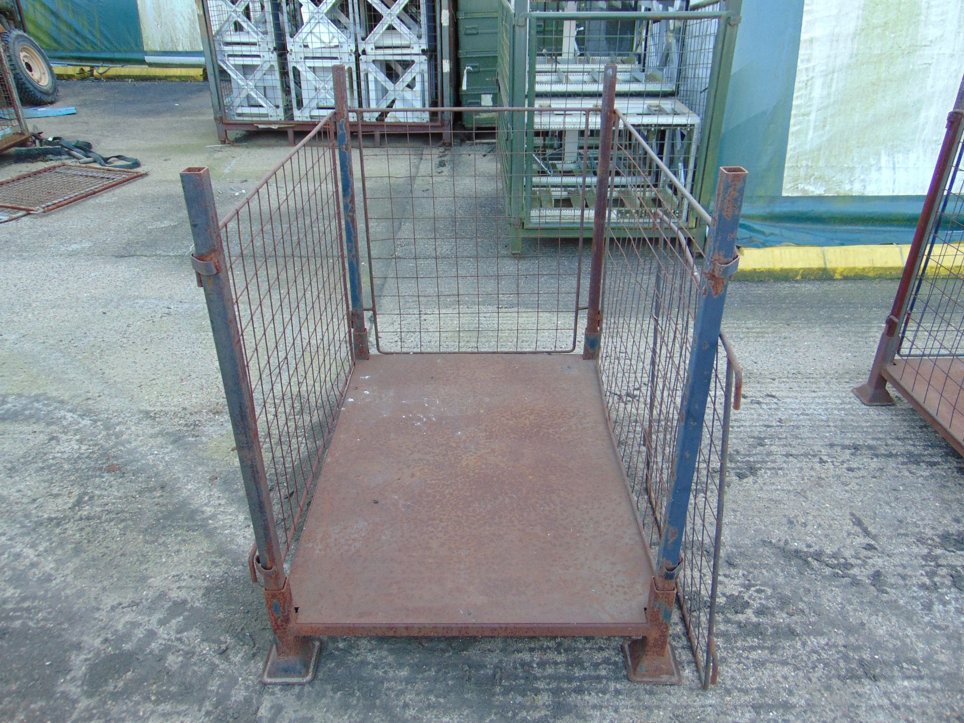 Steel Stacking Stillage W/ Removable Posts & Sides - Image 4 of 4