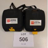 2 x Physio-Control Lifepak CR Plus Defibrillator Units - Fully Automatic