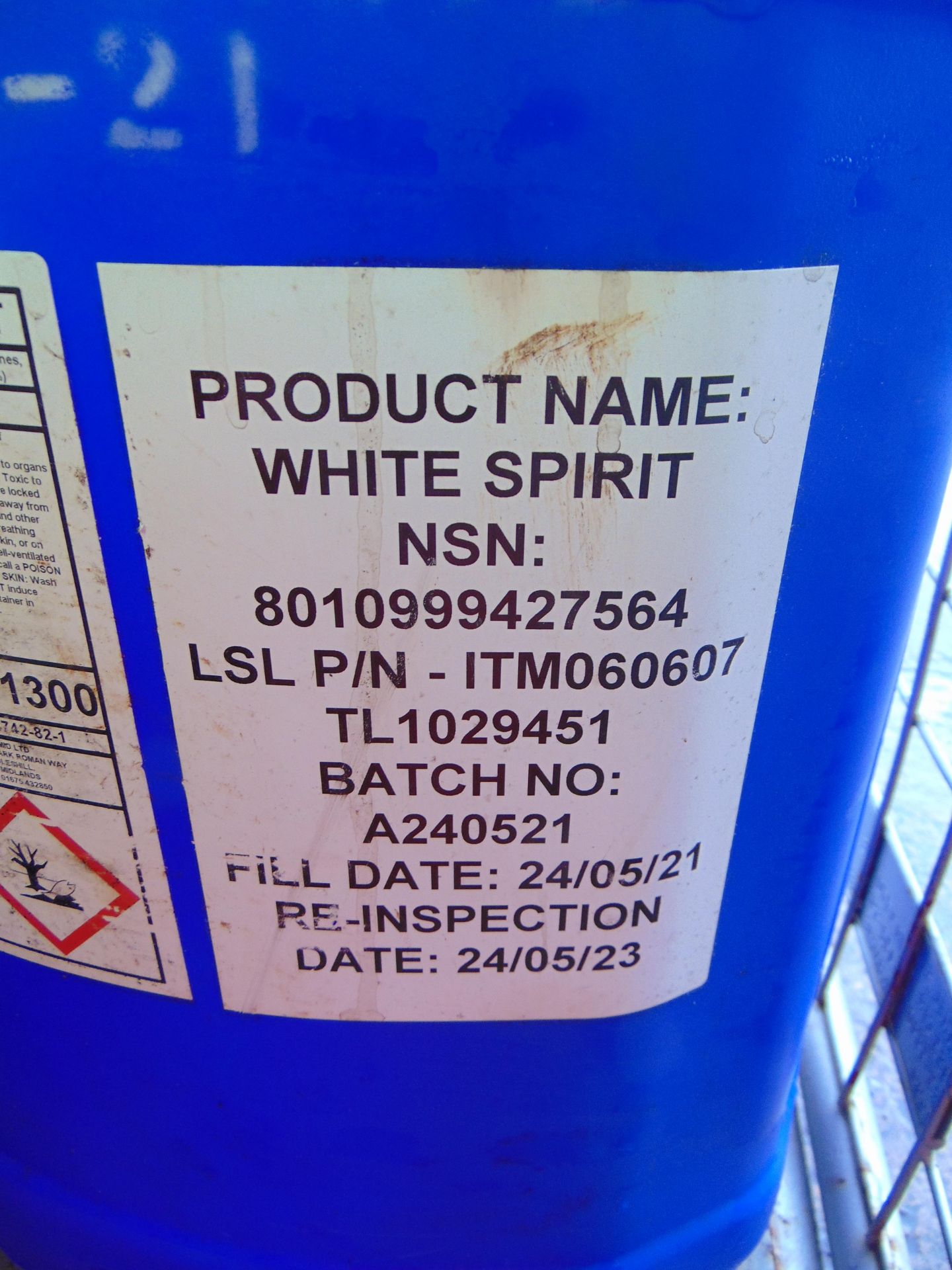 1 x 25 Litre Drum of White Spirit - Bild 2 aus 2