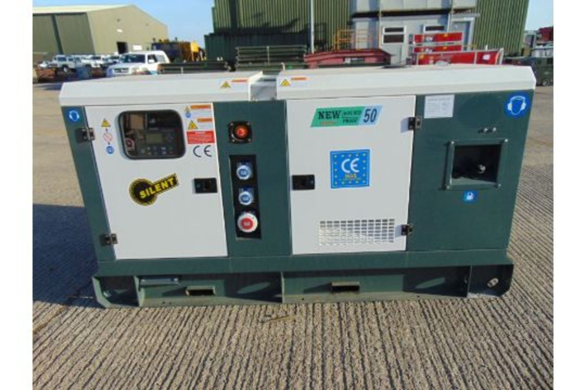 2022 NEW UNISSUED 50 KVA 3/1 Phase Silent Diesel Generator Set 400/240 volt