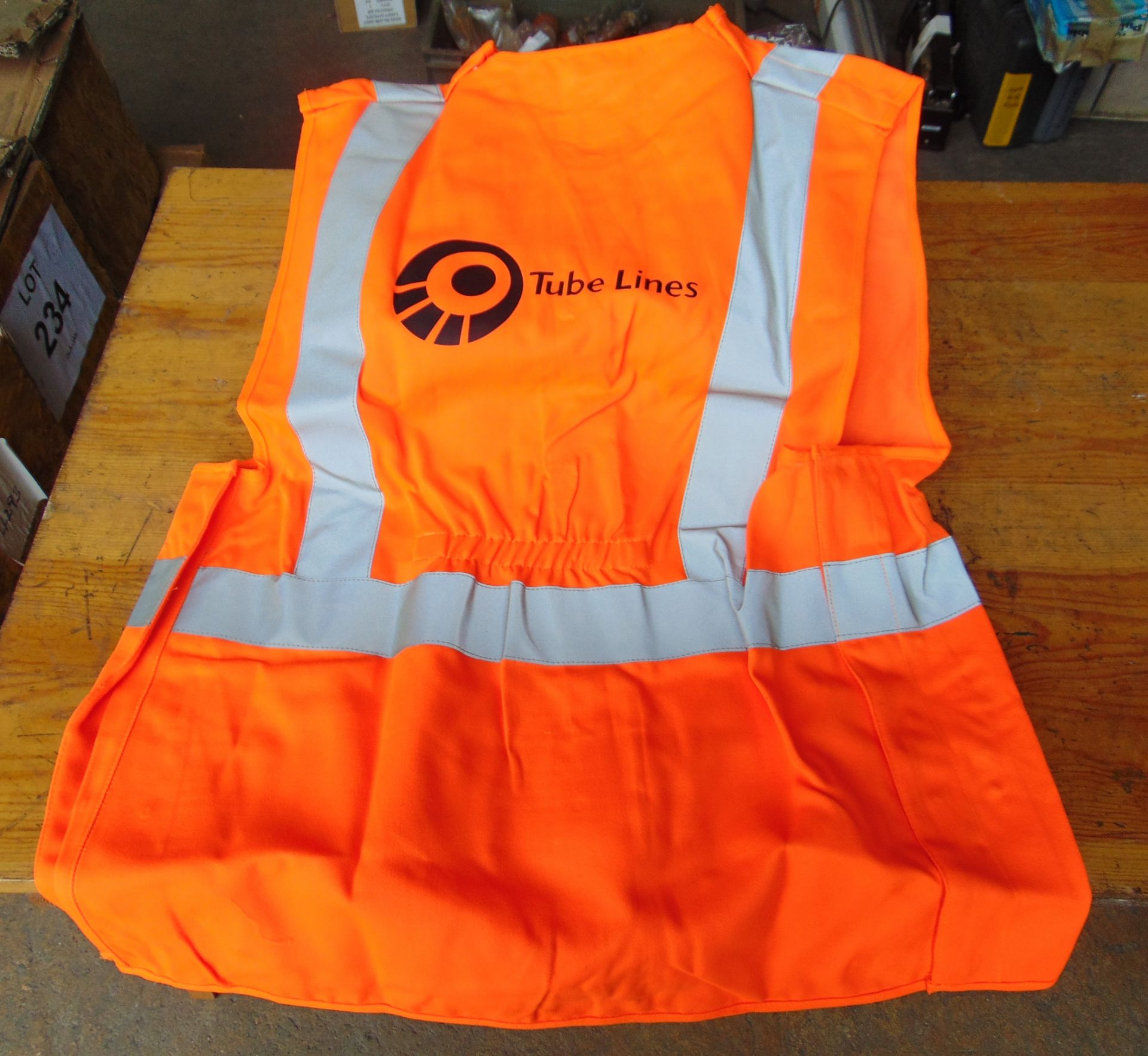 6 x Unissued Orange Hi-Viz Vests - Size Medium - Image 4 of 7