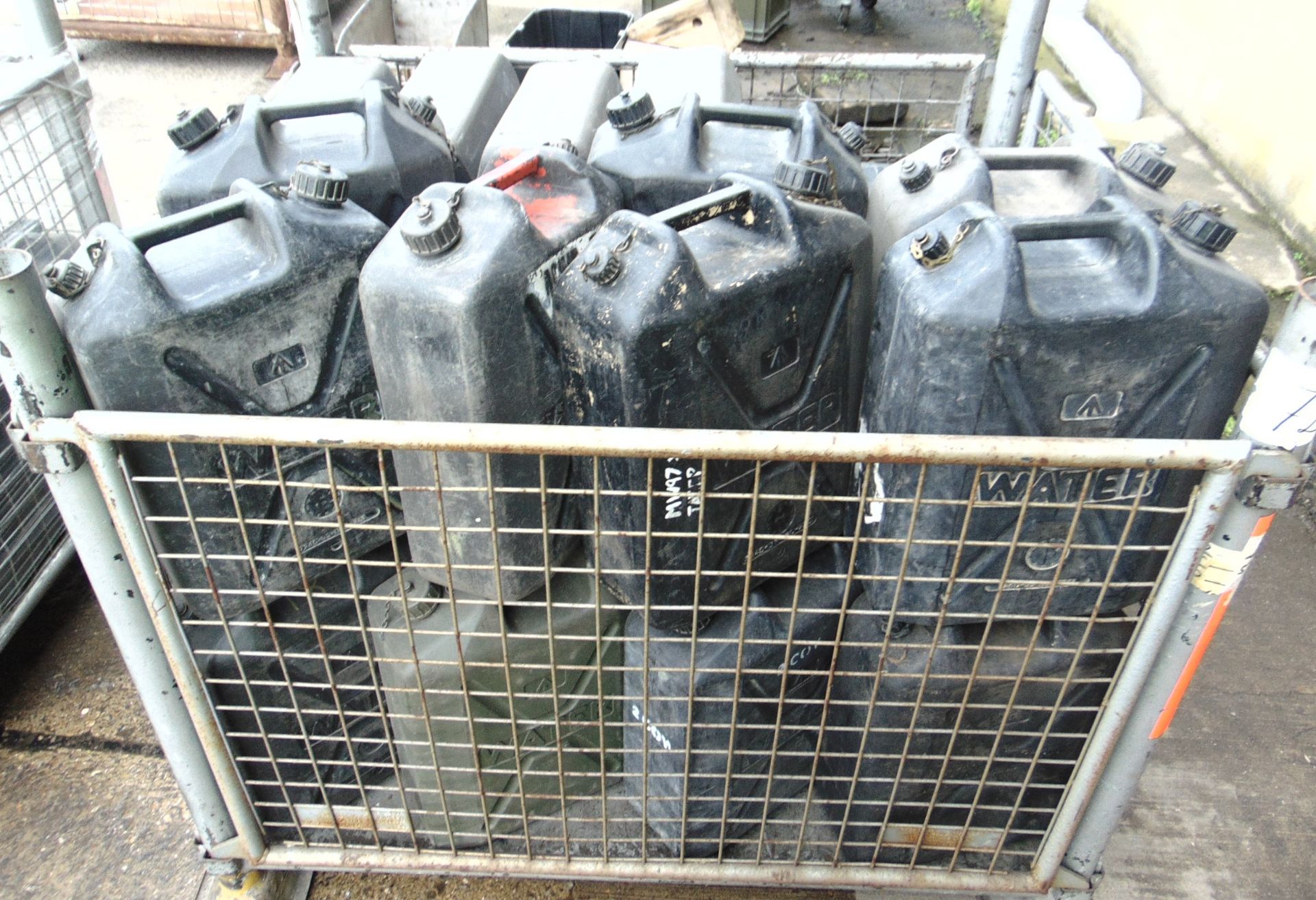 28 x 20 Litre Plastic Water Jerry Cans MoD Stock