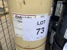 6X 5 GALL DRUMS OF RADCOLUBE LUBRICATING OIL MOD RESERVE STOCK