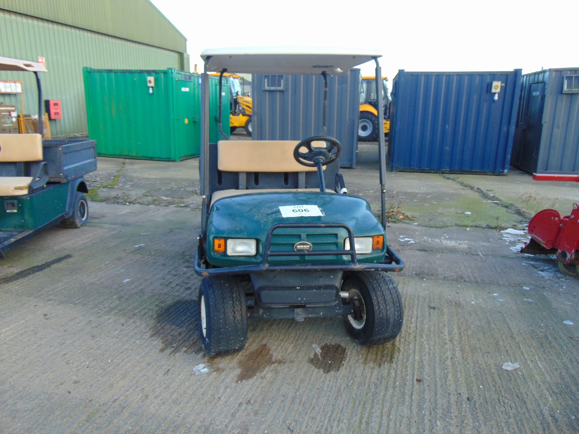 EZGO MPD Turf Master Truck with Tipping Body Batteries and on Board Charger 1700 hrs only