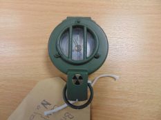 Unissued Francis Barker British Army Prismatic Compass in Mils, Nato Marked