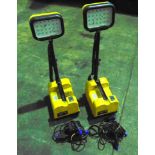 2 x Peli 9430 RALS LED Area Work Lights c/w Chargers