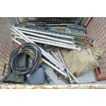 1 x Stillage of Air Lines, Tent Pole Kits ect