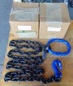 2 x New Unissued 10ft Lifting Chains c/w Labels