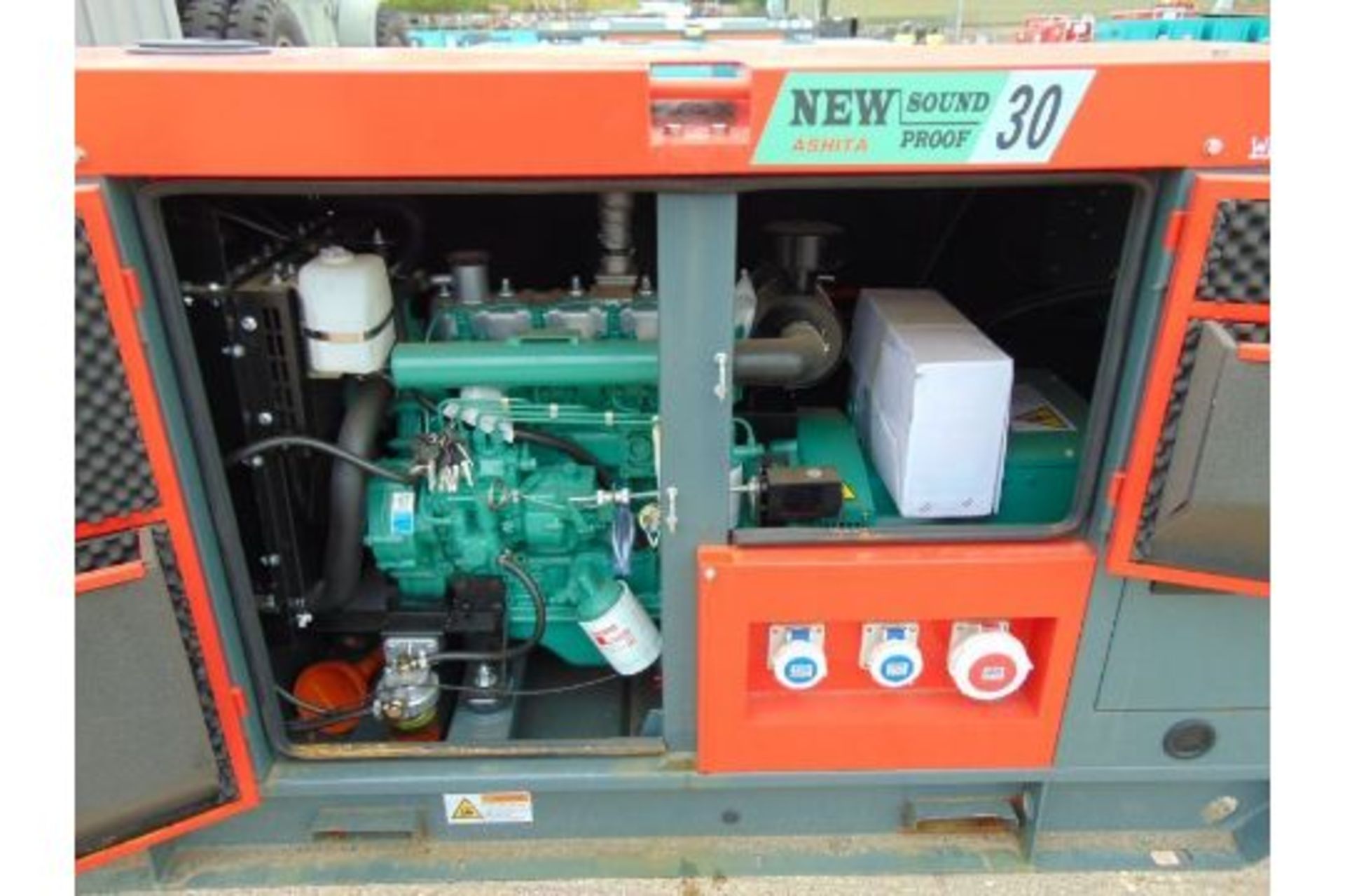 2022 NEW UNISSUED 30 KVA 3 Phase and 1 Phase Silent Diesel Generator Set 400 and 240. Volt - Image 18 of 24