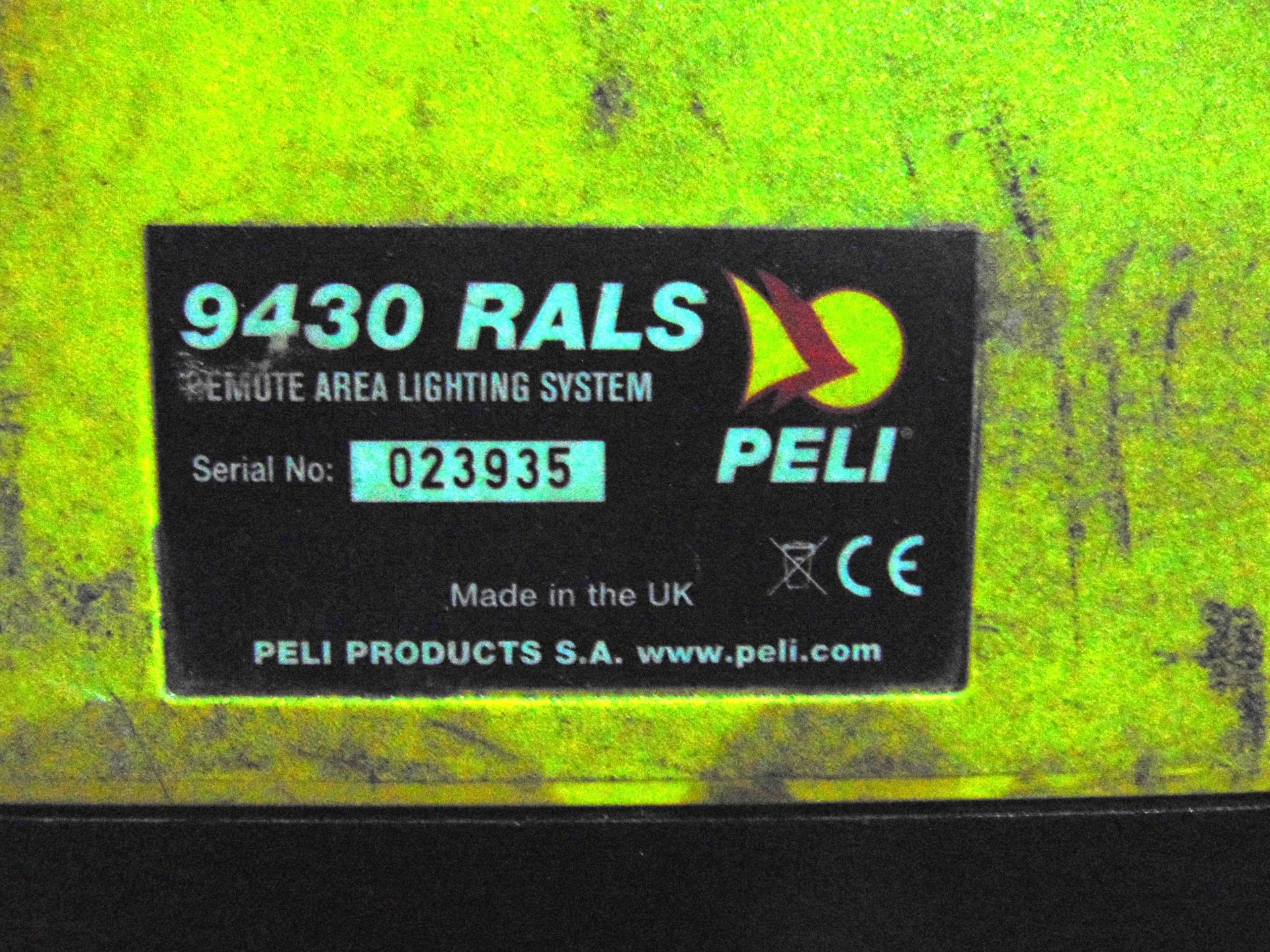 3 x Peli 9430 RALS LED Area Work Lights c/w Chargers - Image 8 of 8