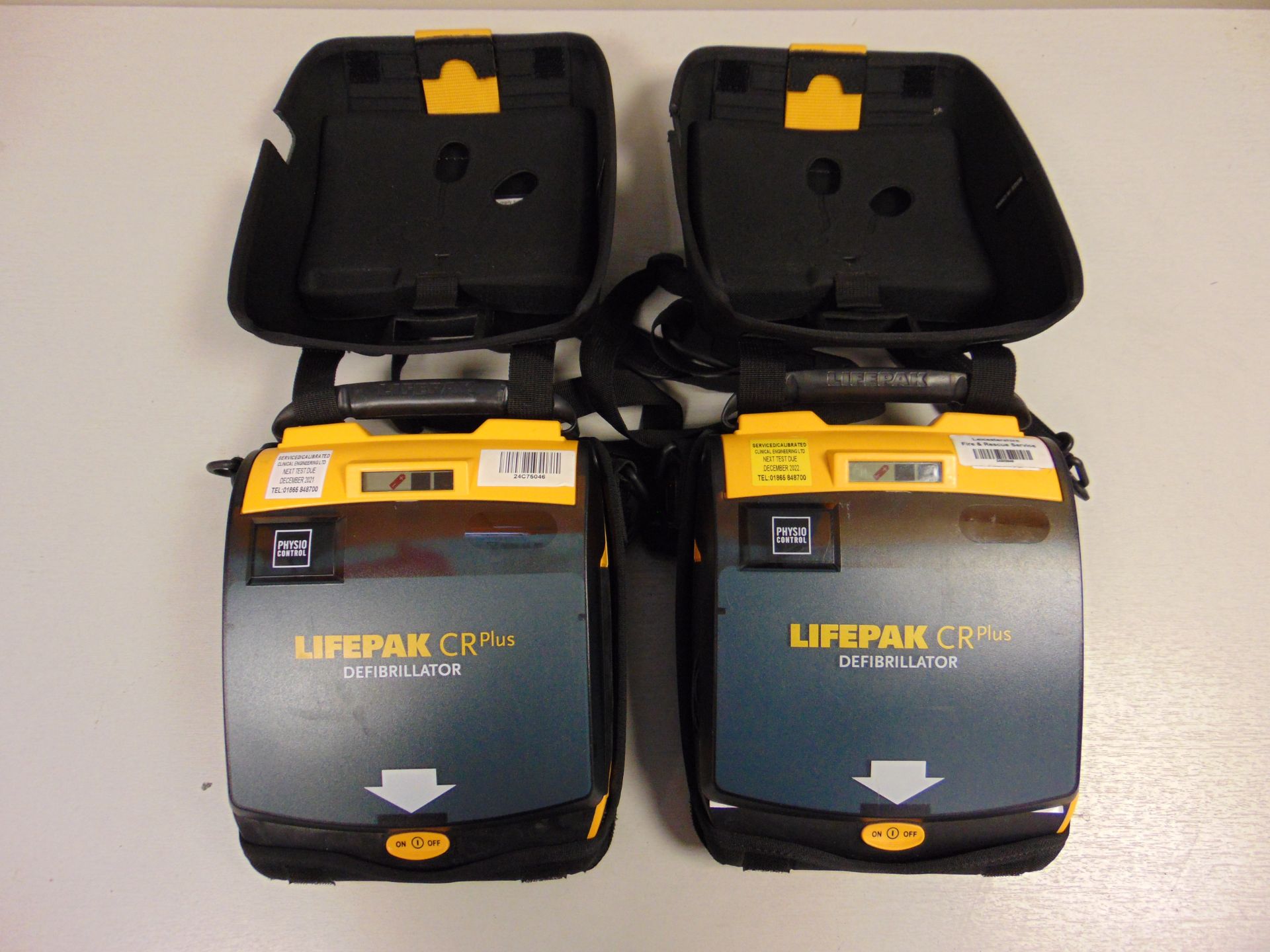 2 x Physio-Control Lifepak CR Plus Defibrillator Units - Fully Automatic - Image 3 of 4