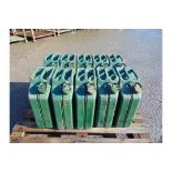 You are bidding on 10 x Unissued NATO Issue 20L Jerry Cans
