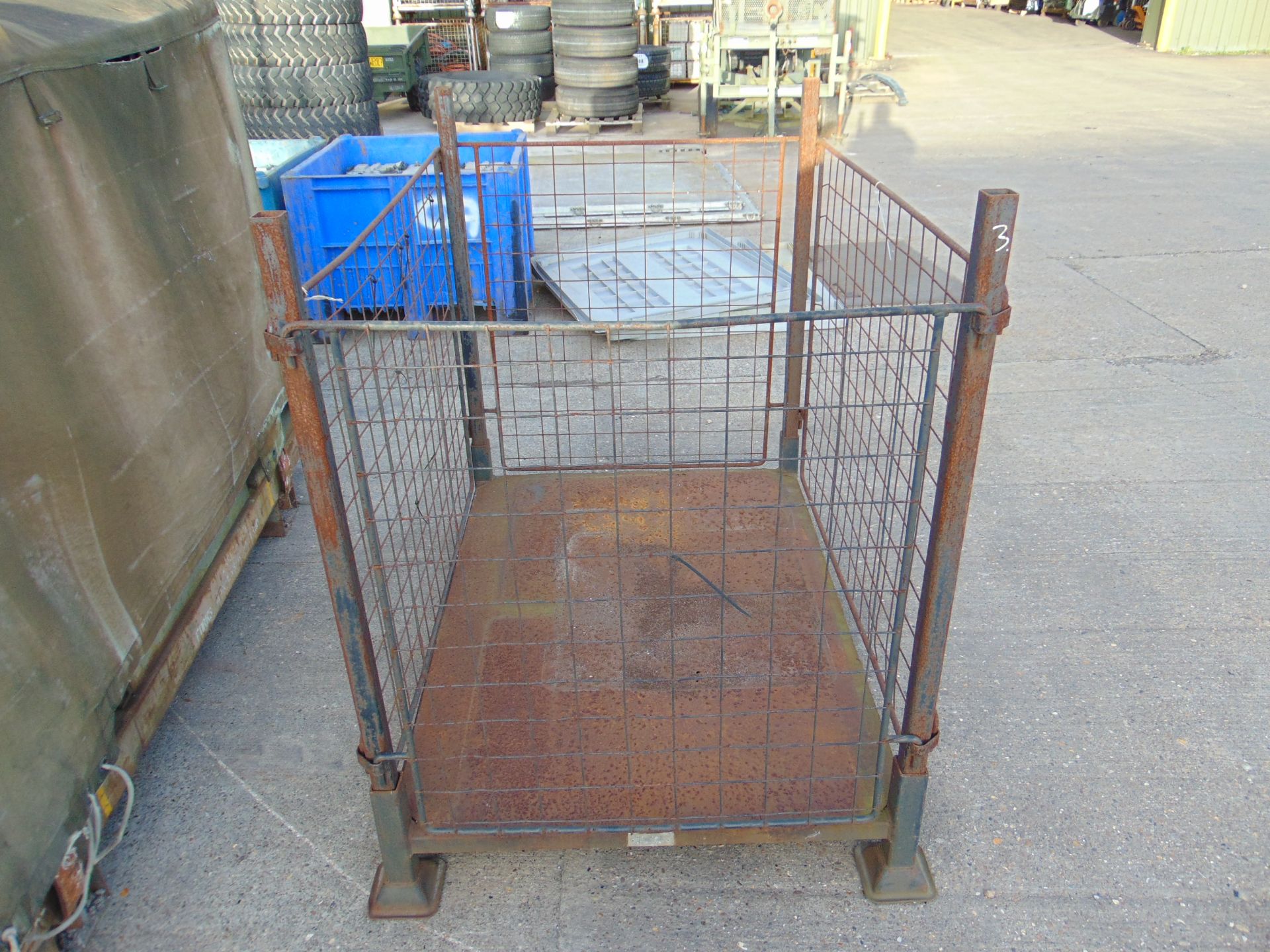 Steel Stacking Stillage W/ Removable Posts & Sides - Image 3 of 4