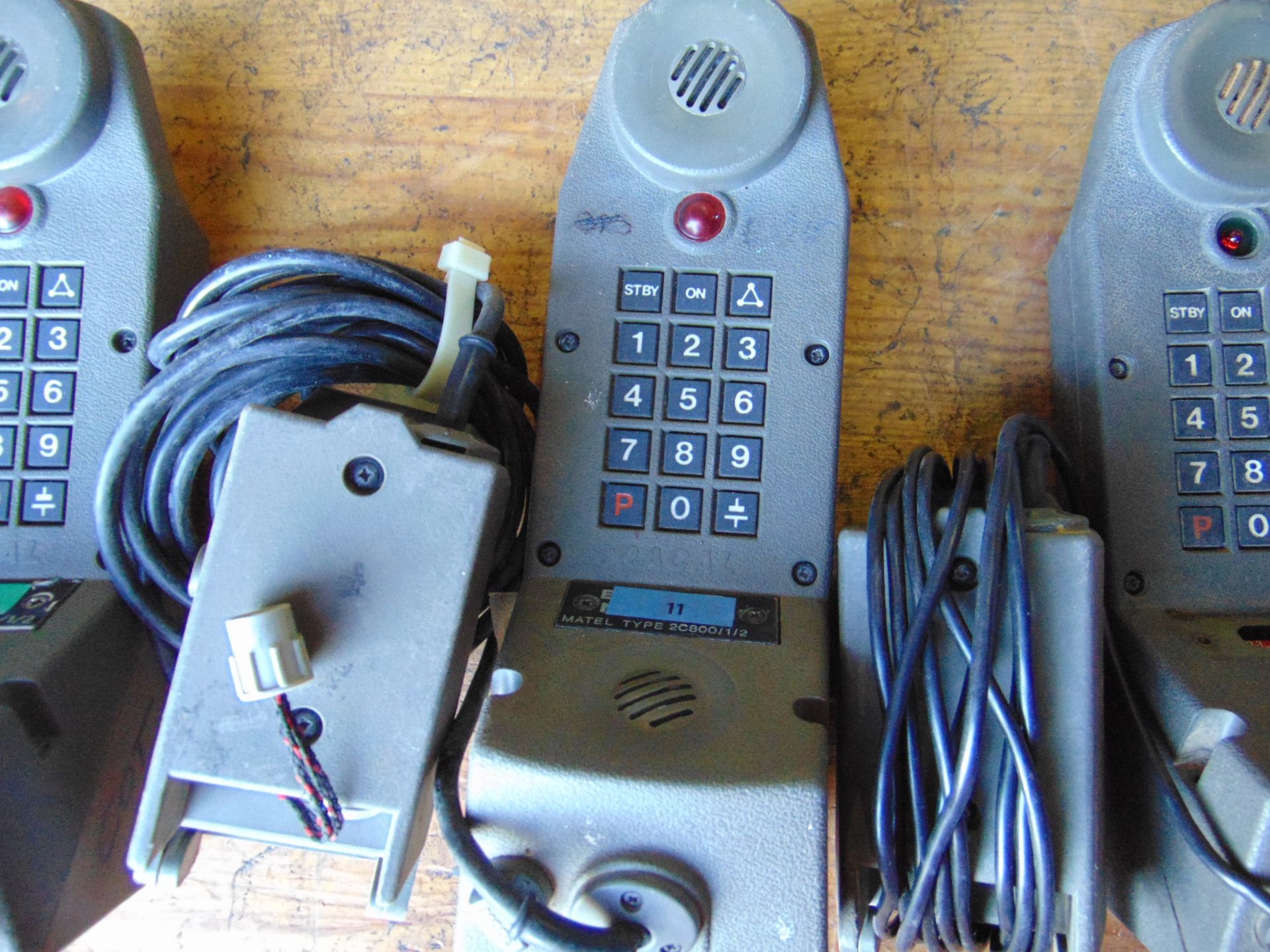 3 x Matel 2C800 Field Telephones - Image 3 of 4
