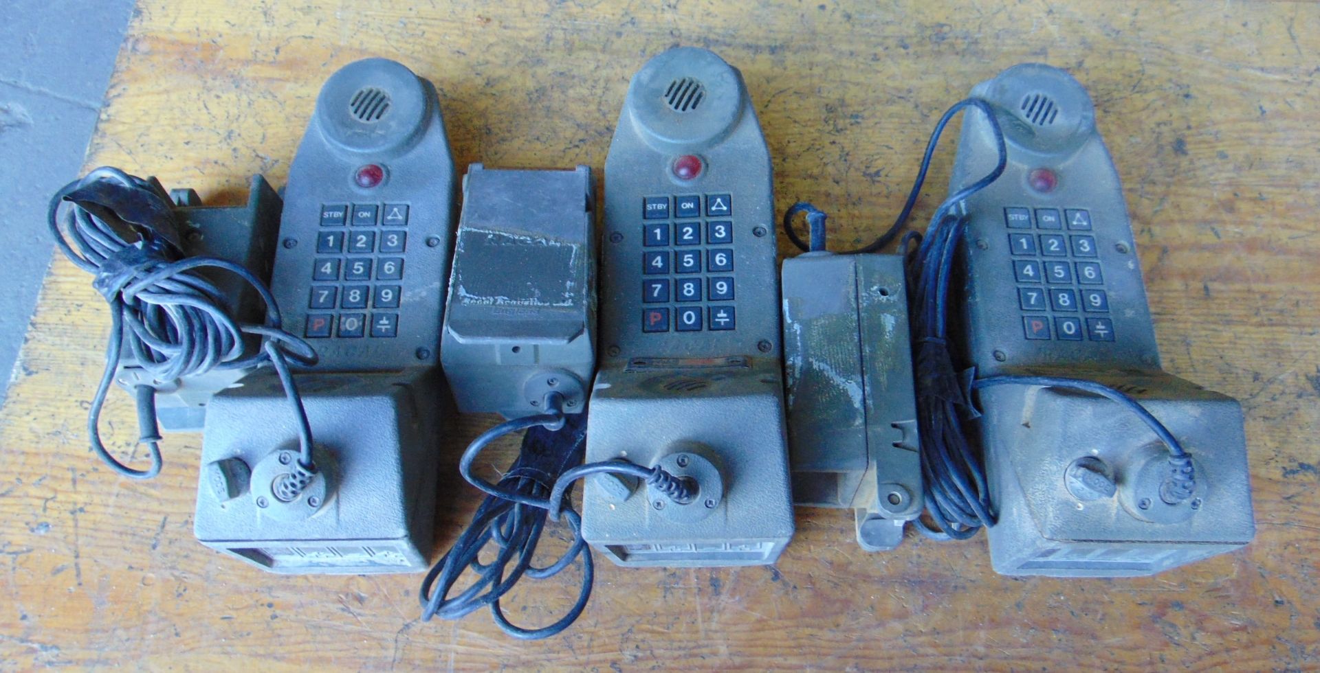 3 x Matel 2C800 Field Telephones - Image 2 of 4