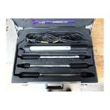 Kit of 4 Inspection Lamps with Cables ect in Protective Case