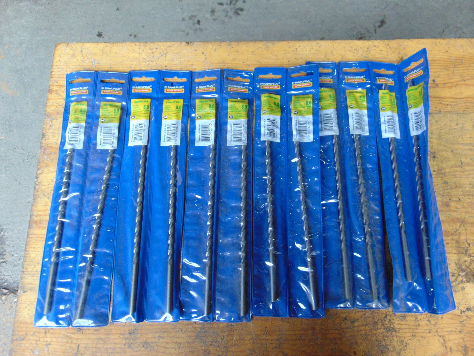 8.00mm x 300mm Heavy Duty Masonry Bits x 12 - Image 2 of 4