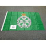 Royal Green Jackets Flag - 5ft x 3ft with Metal Eyelets.