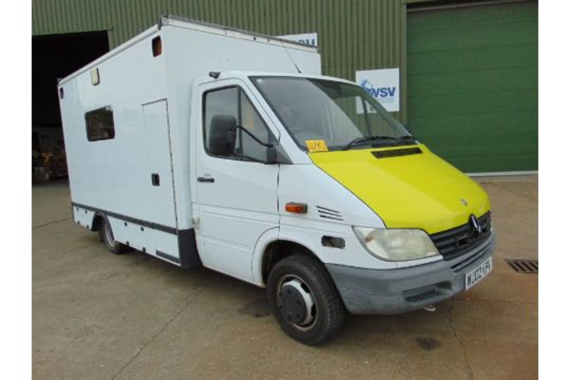 Recent Released by Atomic Weapons Establishment a 2002 Mercedes 418 CDi Ambulance ONLY 32,825 Miles