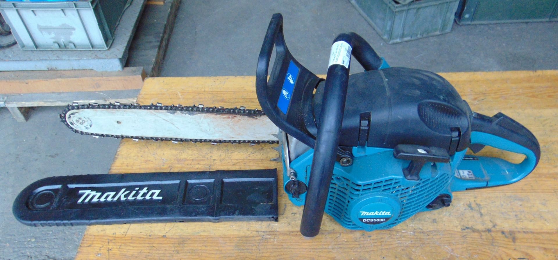 MAKITA DCS 5030 50CC Chainsaw c/w Chain Guard from MoD. - Image 2 of 5