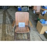 RARE ANTIQUE CINEMA SEAT VERY UNUSUAL