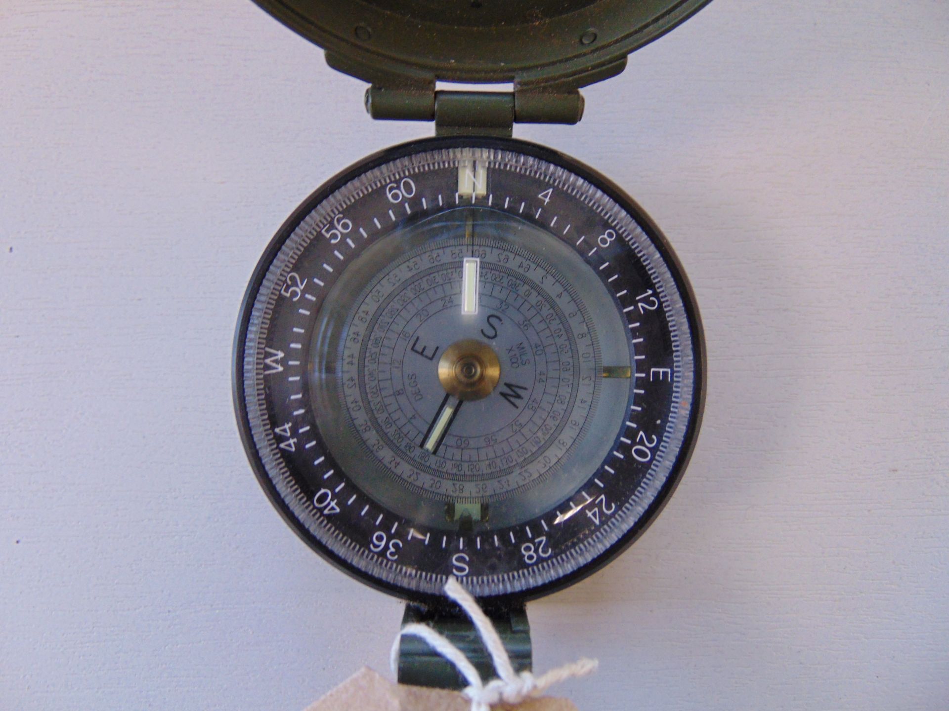 Francis Barker M88 British Army Prismatic Compass, * Ring Missing * - Image 3 of 4