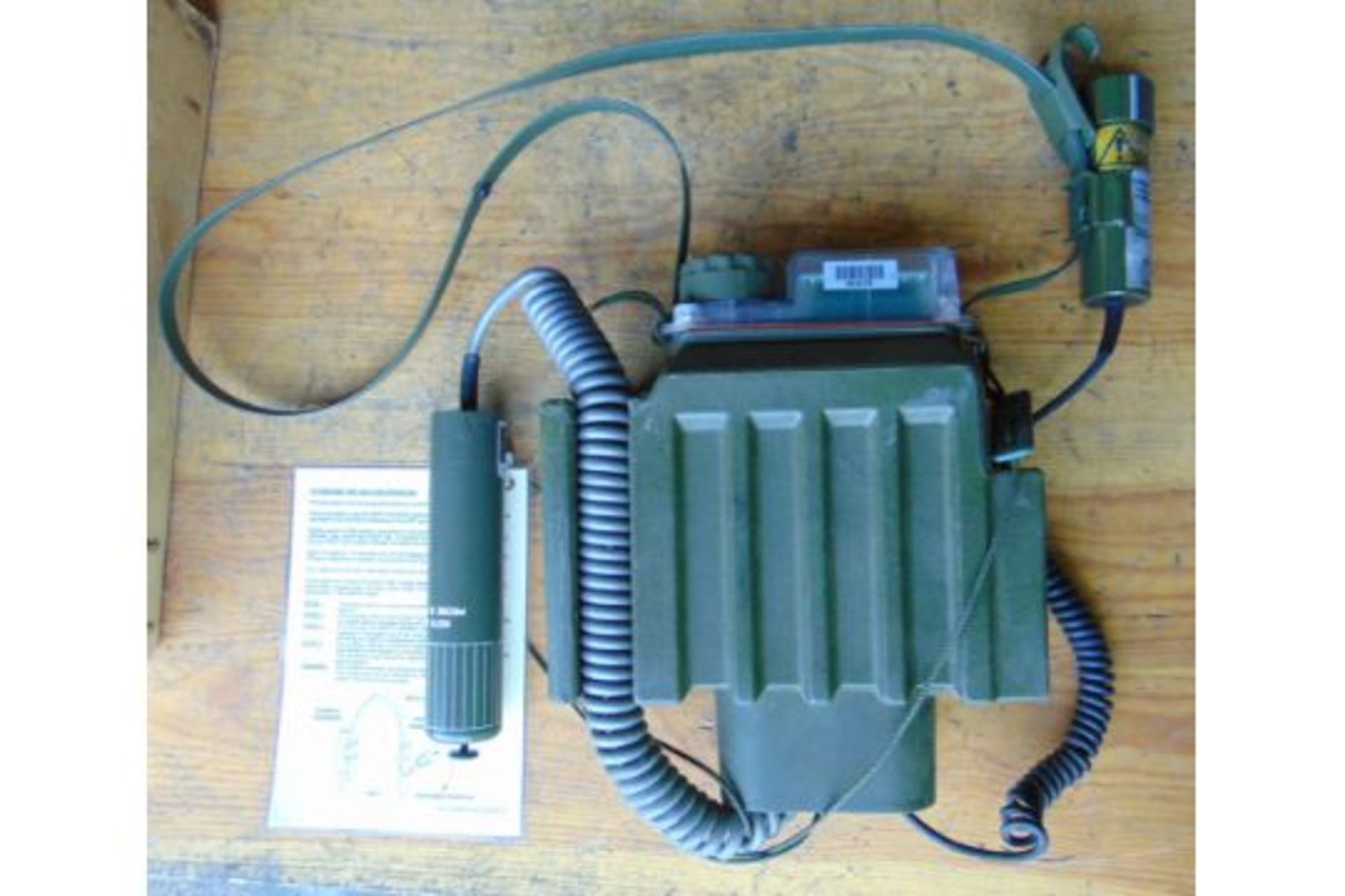 Portable Dose Rate Meter W/ Probe, Audible Indicator, Carry Strap & Operations Card - Image 3 of 8