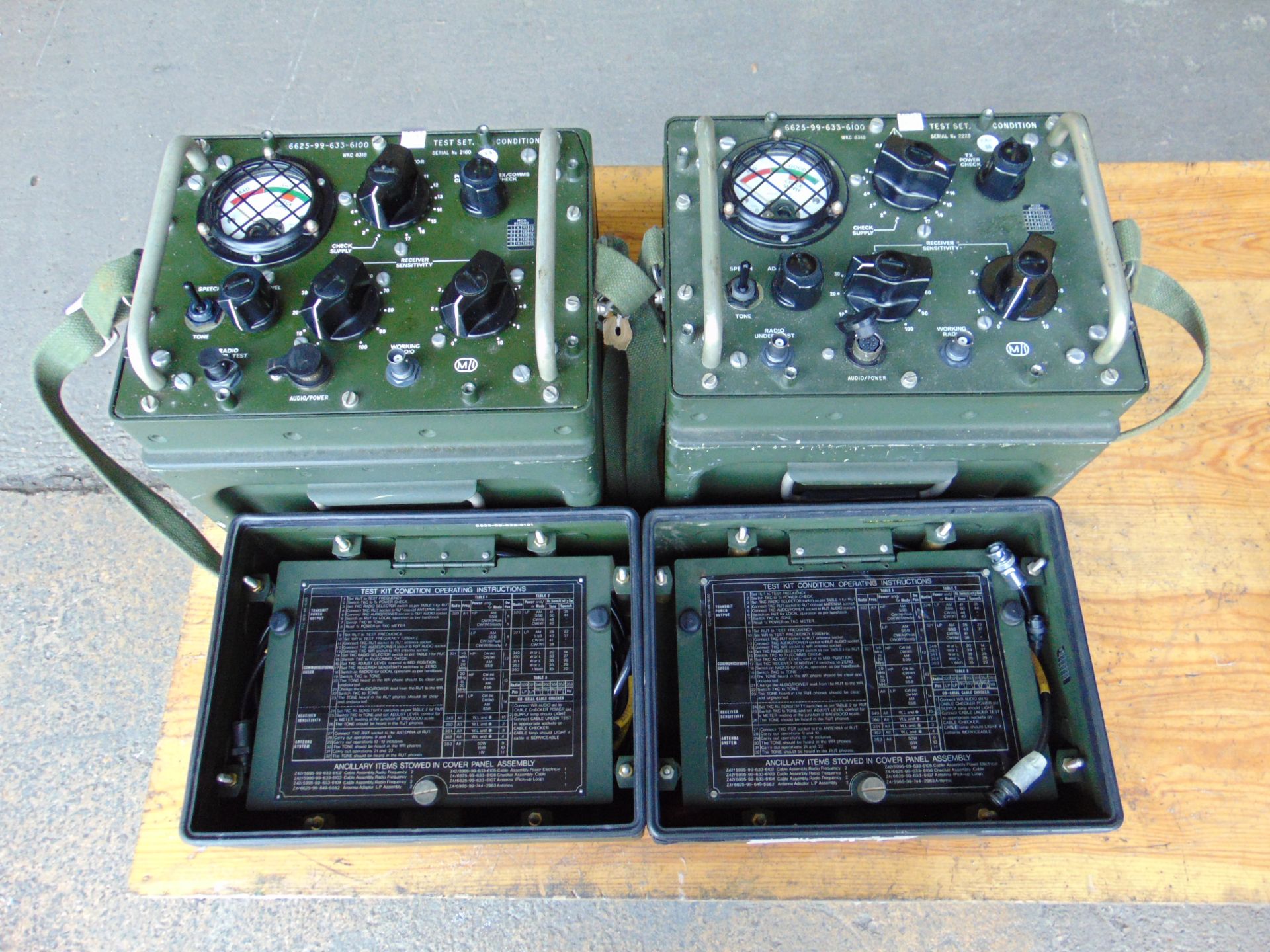 2 x Clansman Radio Test Set C/W Accessories - Image 3 of 9
