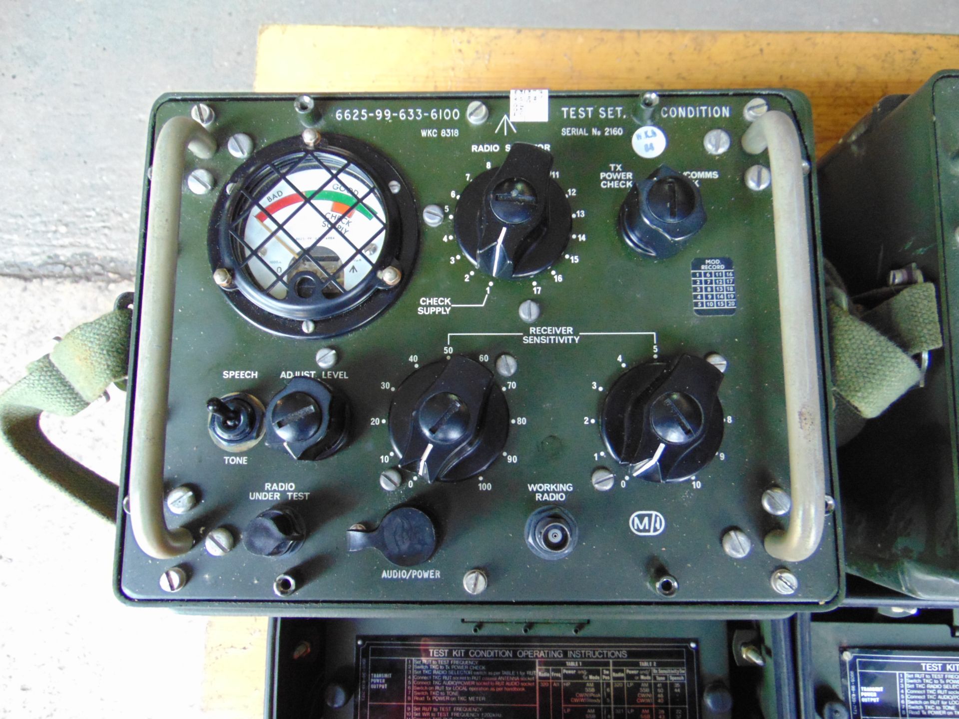 2 x Clansman Radio Test Set C/W Accessories - Image 4 of 9