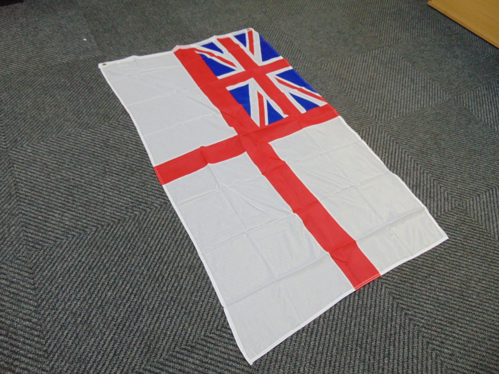 White Ensign Flag - 5ft x 3ft with Metal Eyelets. - Image 2 of 4
