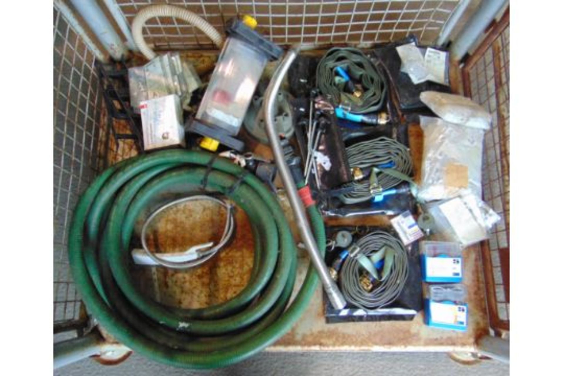 Assortment of Hoses, Test Kits, Fittings ect