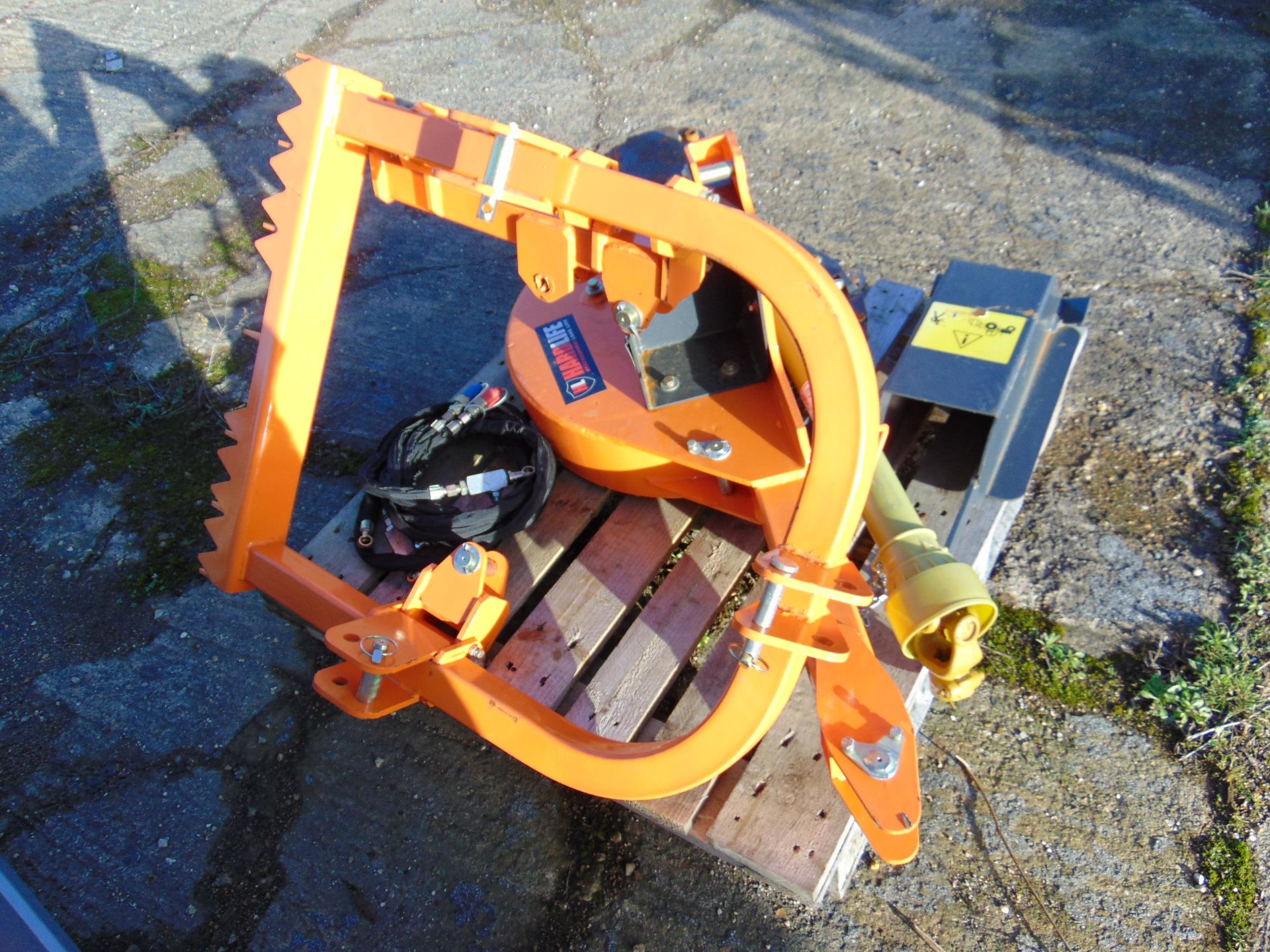 New Unused Hardlife SG24 3-Point Linkage Stump Grinder w /PTO Shaft as shown - Image 3 of 14