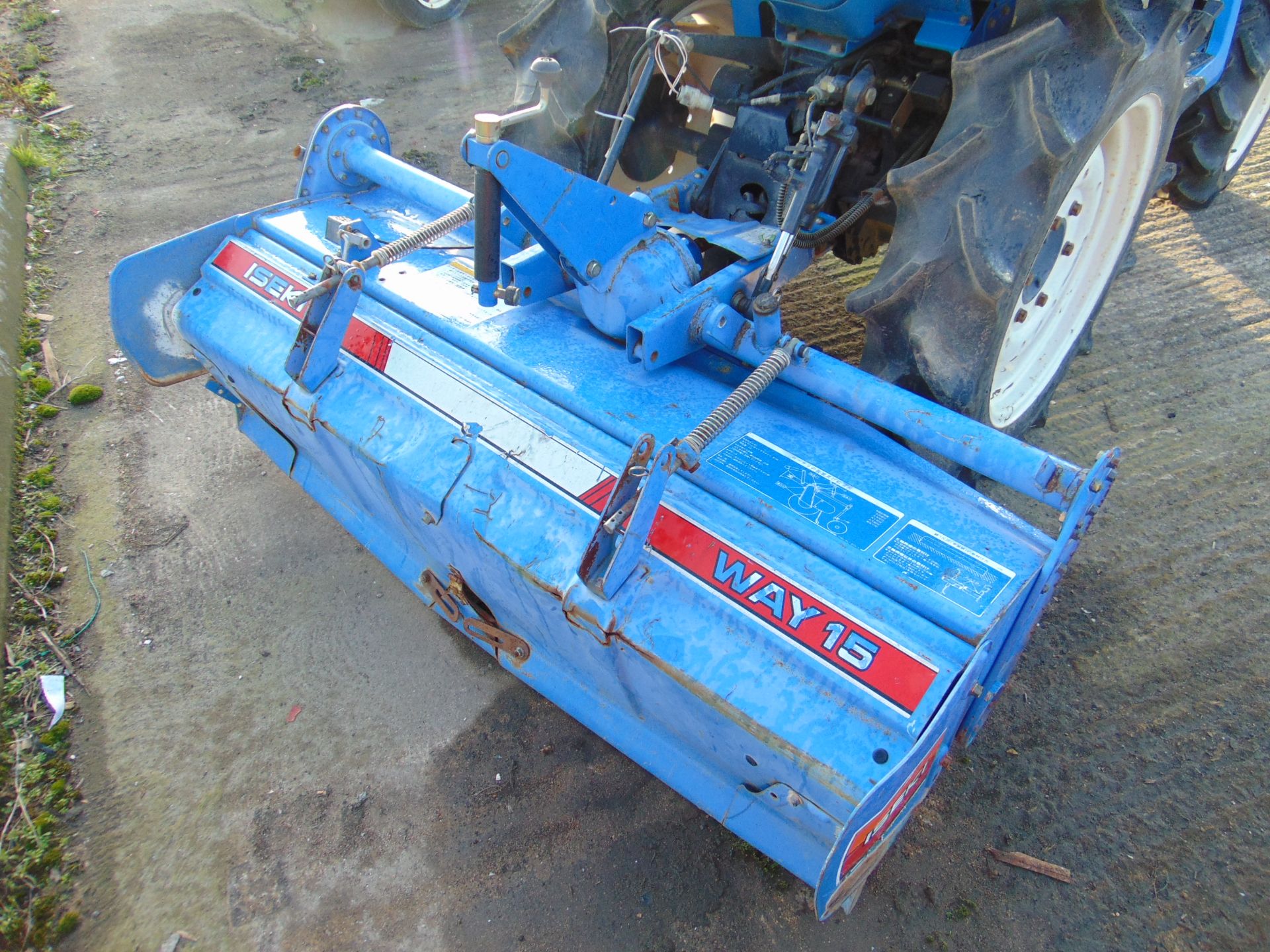 Iseki Land Hope 177 4WD Compact Tractor & Rear Tiller 829 hrs - Image 26 of 30