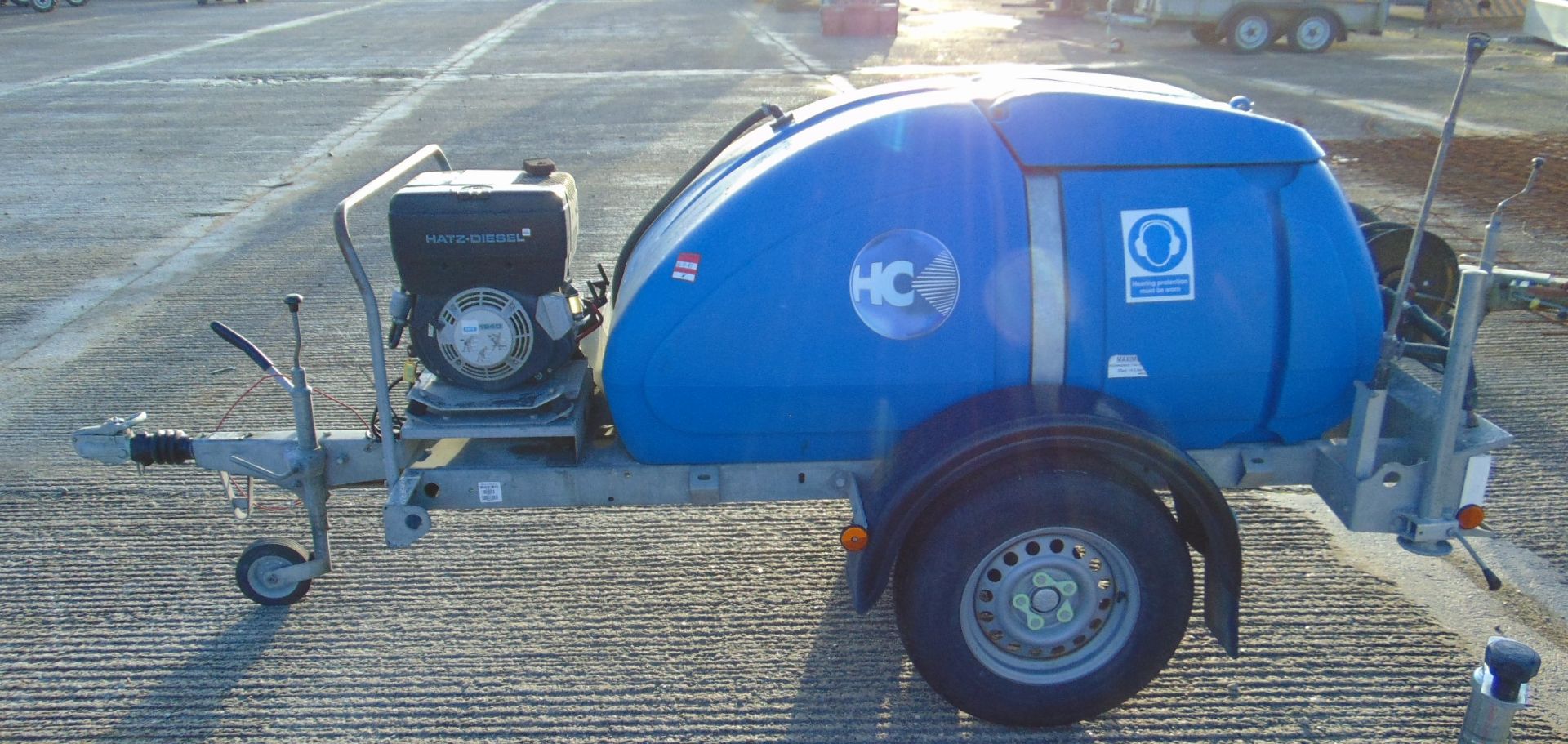 Western Diesel Pressure Washer Trailer with 1100 litre Water Bowser - Image 4 of 20