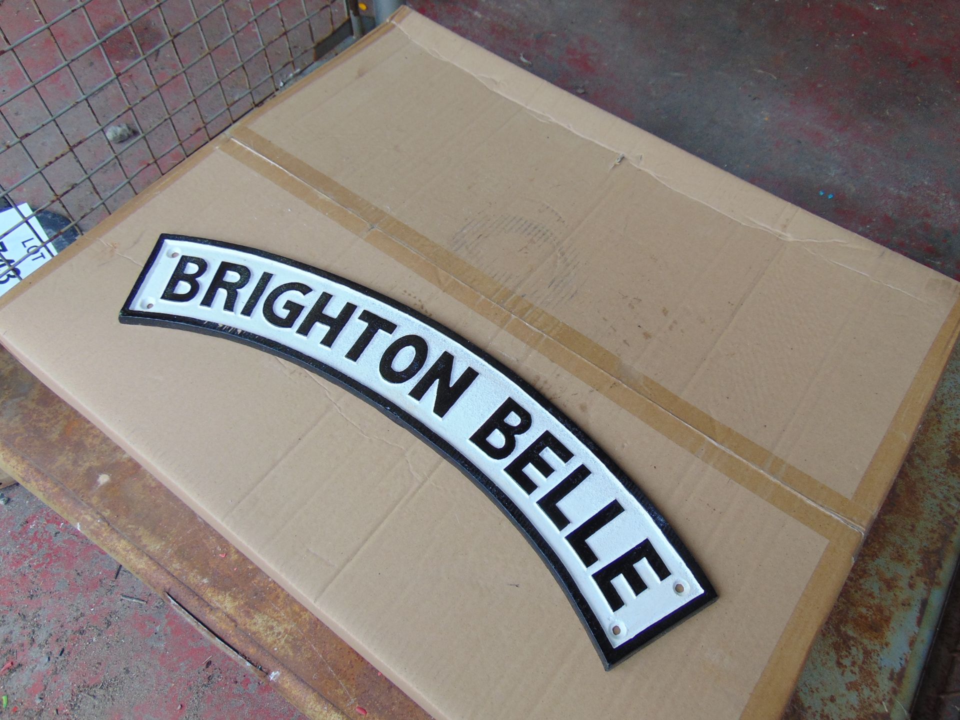 Brighton Belle Cast Iron Railway Train Name Plaque - Image 3 of 3