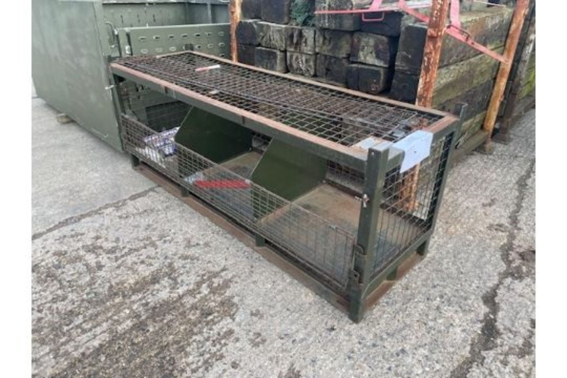 MOD STACKING SPARE PARTS STILLAGE 6FT X 2FT X 3FT - Image 2 of 3