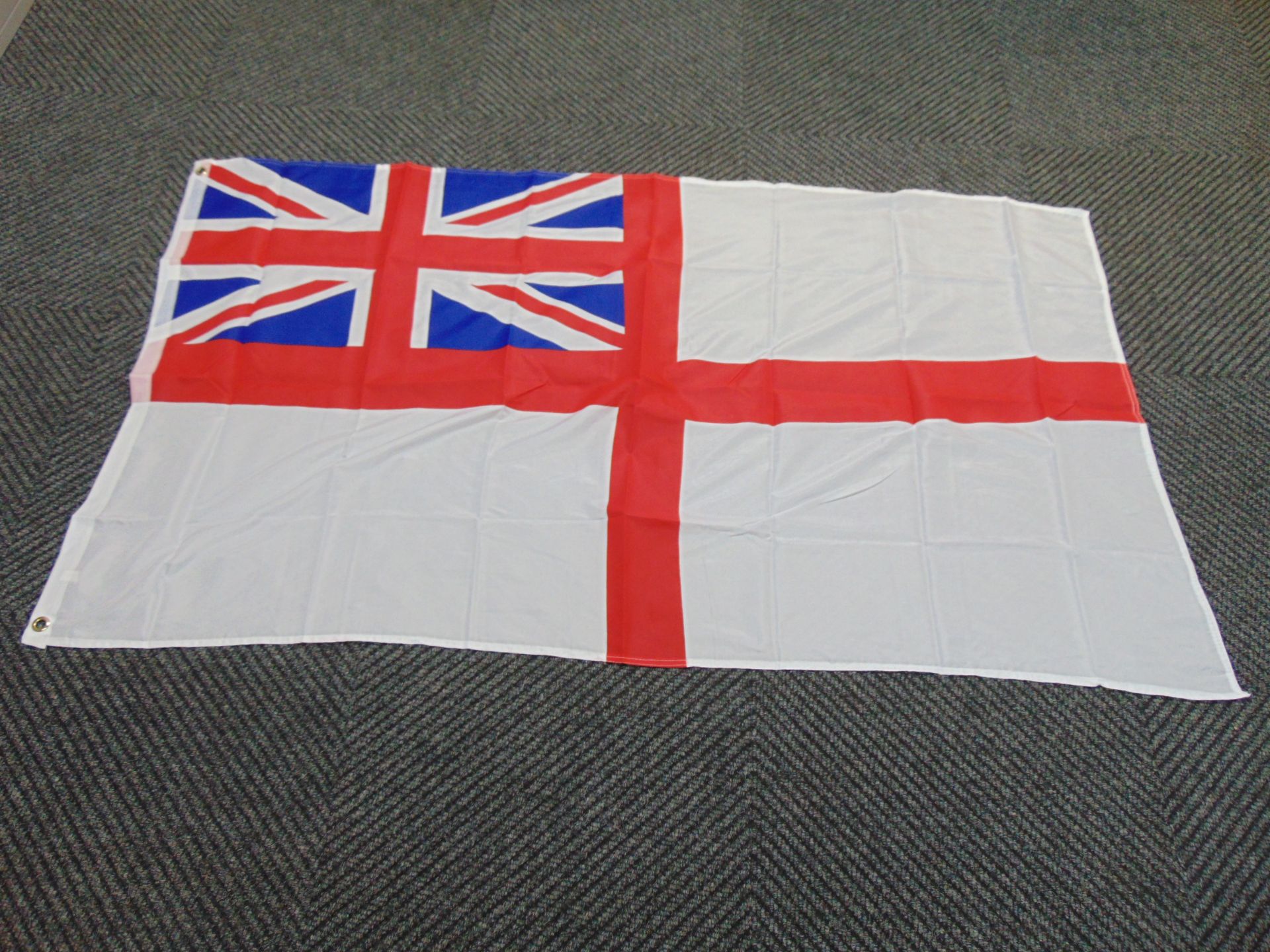 White Ensign Flag - 5ft x 3ft with Metal Eyelets. - Image 3 of 4