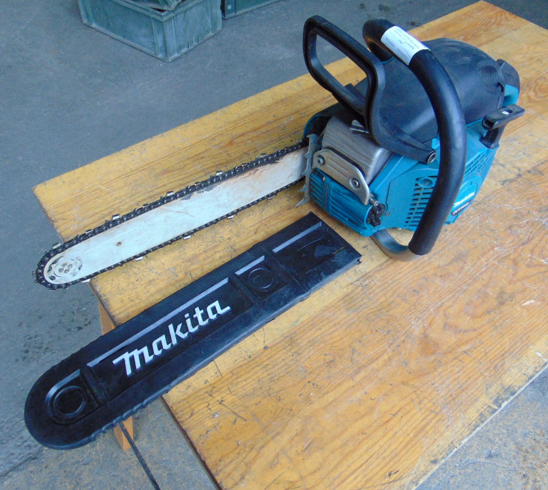 MAKITA DCS 5030 50CC Chainsaw c/w Chain Guard from MoD. - Image 4 of 5